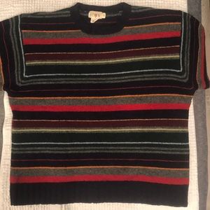 VINTAGE JCrew Fair Isle Sweater!  Amazing Color!